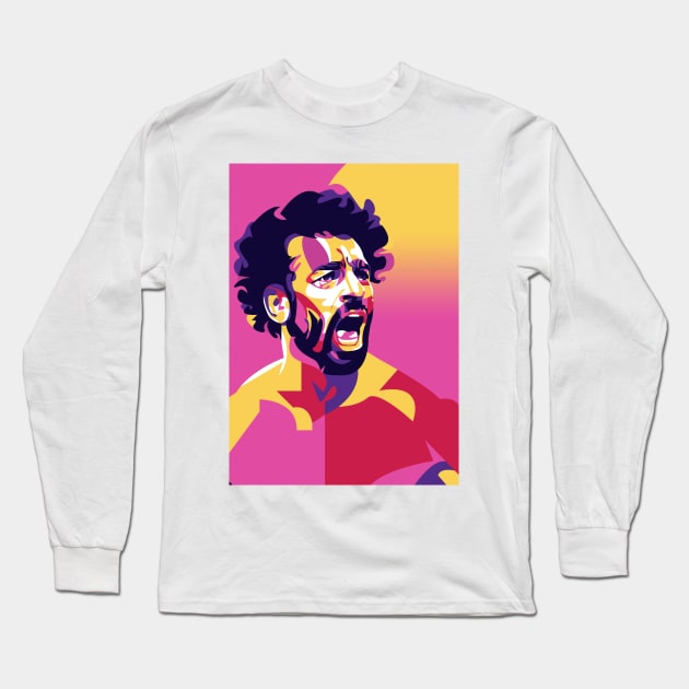 Mohamed Salah Long Sleeve T-Shirt by RJWLTG